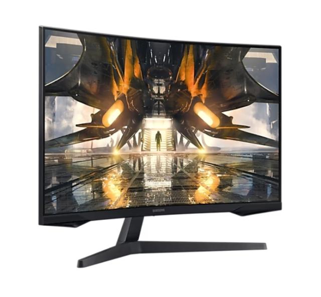 Монитор Samsung 32AG550A 32" Curved Odyssey 1000R, VA, 2560x1440, 16:9, 165 Hz, 1 ms (MPRT), 300 cd/m2, 2500:1, HDR10, Mega DCR, AMD FreeSync Premium, Display Port 1.4, HDMI 2.0, Black