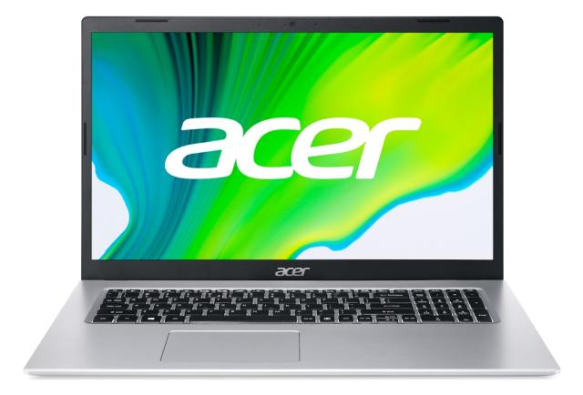 Лаптоп Acer Aspire 5, A517-52G-56MX, Intel Core i5-1135G7 (2.40GHz up to 4.20GHz, 8MB), 17.3" FHD IPS (1920x1080) Slim Bazel, HD Cam, 8GB DDR4 (up to 32GB), 512GB PCIe NVMe SSD, nVidia GeForce MX450 2GB DDR5, 802.11ax, BT, Linux, Silver