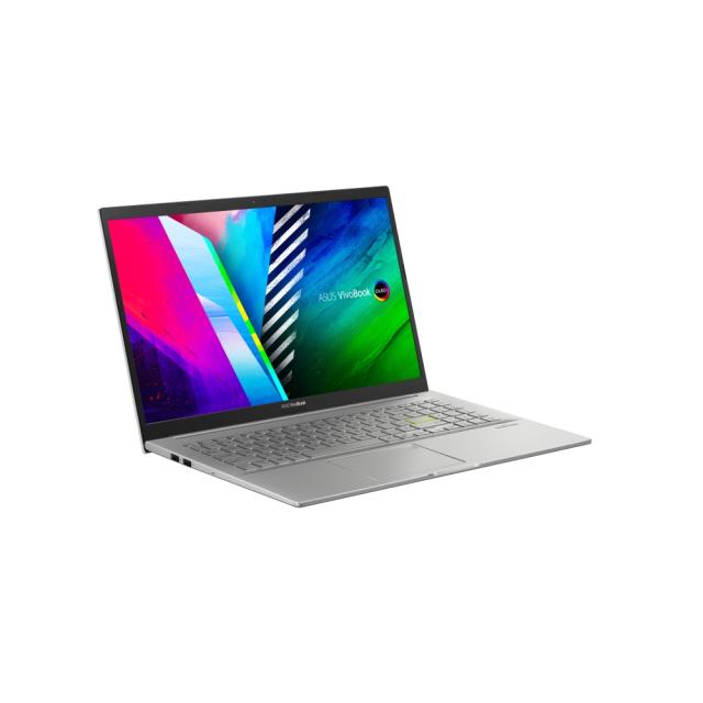 Лаптоп Asus Vivobook OLED K513EA-OLED-L531W, Intel Core i5-1135G7 (8M Cache, up to 4.2 GHz), 15.6" FHD IPS, Glare(1920x1080), 400nits,16GB DDR4 (8ON BD.),1TB PCIEG3 SSD, Windows 11,Illum. Kbd., Transparent Silver