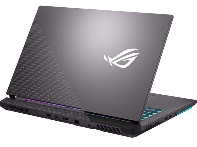 Лаптоп Asus ROG Strix G17 G713RC-HX032, Ryzen 7 6800H (8-core/16-thread, 20MB cache, up to 4.7 GHz max boost), 17.3" FHD AG (1920x1080)144Hz,16GB DDR5 4800MHz (2x8 GB), 512 GB SSD,  RTX 3050 ,4GB GDDR6, WiFi 6,RGB, No OS,Eclipse Gray