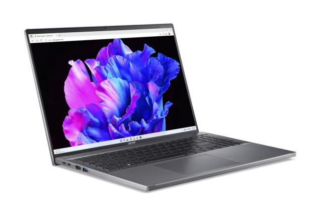 Лаптоп Acer Swift 5,SFG16-71-531N, Core i7-1260P (up to 4.7GHz, 18MB), 14" 2.5K (2560 x 1440) IPS, 16GB LPDDR5, 1024GB PCIe SSD, Intel UMA, WIFI 6E BT 5.0 INTEL Killer CNVi, Mirco SD, Backlit KB, FPR, Linux, Steam Blue