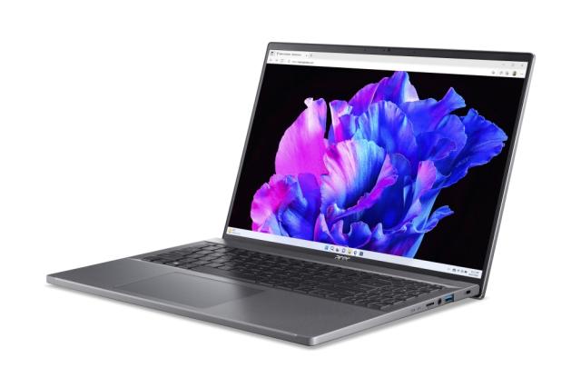 Лаптоп Acer Swift 5,SFG16-71-531N, Core i7-1260P (up to 4.7GHz, 18MB), 14" 2.5K (2560 x 1440) IPS, 16GB LPDDR5, 1024GB PCIe SSD, Intel UMA, WIFI 6E BT 5.0 INTEL Killer CNVi, Mirco SD, Backlit KB, FPR, Linux, Steam Blue