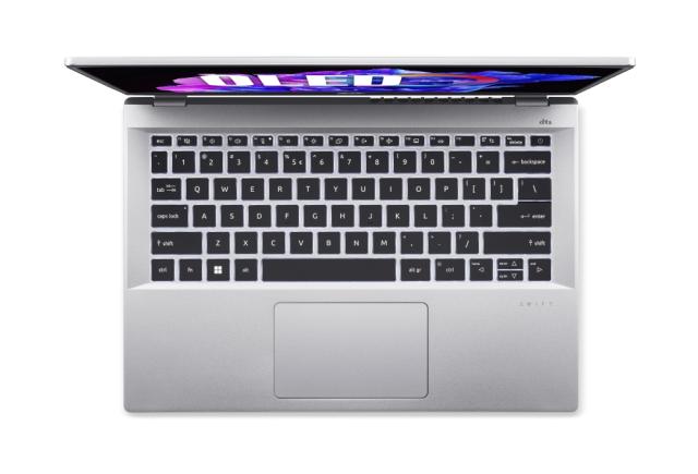 Лаптоп Acer Swift Go ,SFG14-71-773L, Core i7-13700H (up to 5.0GHz, 24MB), 14" 2.8K (2880 x 1800) OLED 400nit, SlimBezel, 16GB LPDDR5, 1024GB PCIe SSD, Intel UMA, WIFI 6E BT 5.0 INTEL Killer CNVi, Backlit KB, FPR, Win 11 PRO, Silver