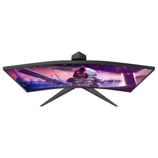 Монитор AOC C27G2U/BK, 27" Curved WLED VA, 1920x1080@165Hz, 4ms GtG/1ms MPRT, 250cd/m2, 4000:1, DC80M:1, FreeSync Prem, FlickerFree, Low Blue Light, 2Wx2, Tilt, Heigh Adjust, Swivel, D-SUB, 2xHDMI, DP, 4xUSB