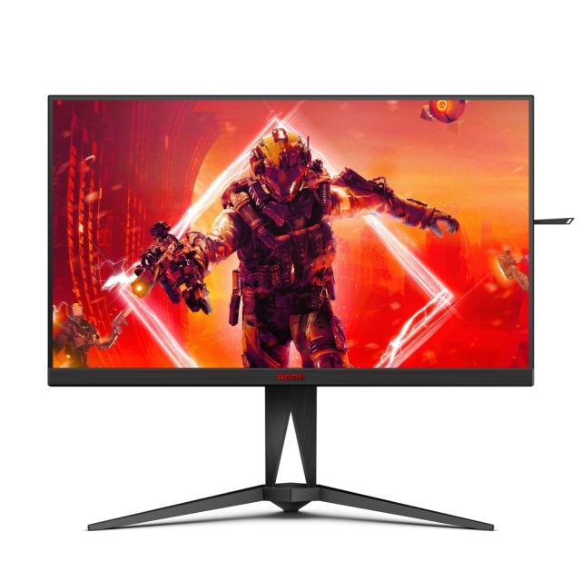 Монитор AOC AG275QXN/EU, 27" VA WLED, 2560x1440@165Hz, 1ms GtG, 1ms MPRT, 400cd m/2, 3000:1, 80M:1 DCR, AdaptiveSync, FlickerFree, Low Blue Light, Tilt, Height Adjust, Pivot, Swivel, 2xHDMI, DP, USB hub