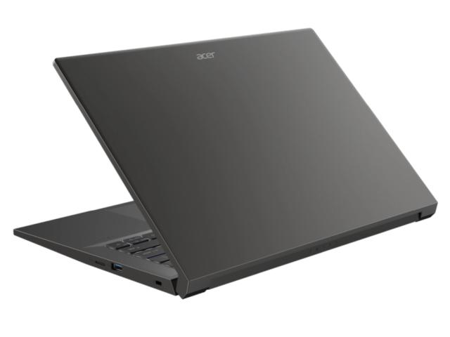 Лаптоп Acer Swift X, SFX14-71G-7591, (14-ядрен) Intel Core i7 13700H (up to 5.0GHz, 24MB), 14.5" WQXGA (2560 x 1600) IPS, 120Hz, SlimBezel, 16GB LPDDR5, 1024GB PCIe SSD, GeForce RTX 3050 6G-GDDR6, Micro SD, WIFI 6E BT 5.0, Backlit KB, FPR, Win 11 Pro