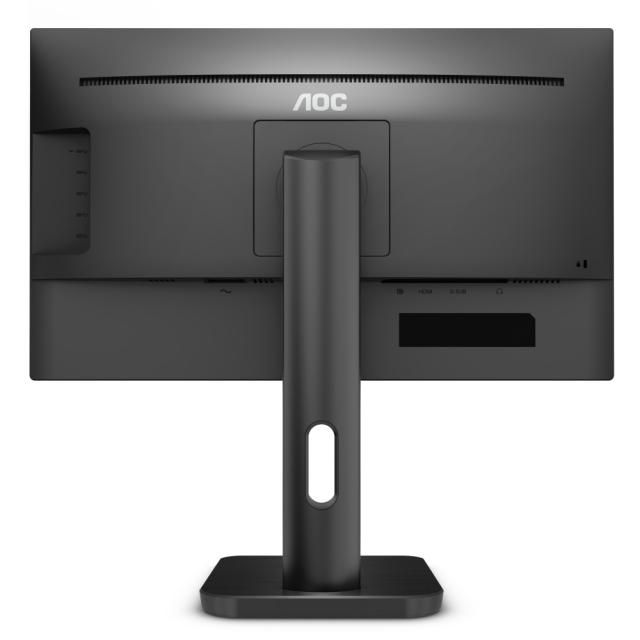 Монитор AOC 27P1, 27" Wide IPS LED, 5 ms, 1000:1, 50M:1 DCR, 250 cd/m2, FHD 1920x1080@60Hz, FlickerFree, Low Blue Light, Pivot, Heigh Adjust, USB, D-Sub, DVI, HDMI, DP, Headphone Out, Speakers, Black+Neomounts by NewStar Foldable Notebook Desk Stand