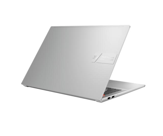 Лаптоп Asus Vivobook Pro X16 OLED, N7600ZE-OLED-L741X,Intel Core i7-12700H, 2.3 GHz (24M Cache, up to 4.7 GHz, 6P+8E cores), 16" 4K (3840 x 2400) OLED 16:10 aspect ratio,DDR5 32 GB(on BD),1TBPCIEG3 SSD, RTX3050 Ti 4 GB, Windows 11 Pro, Cool Silver