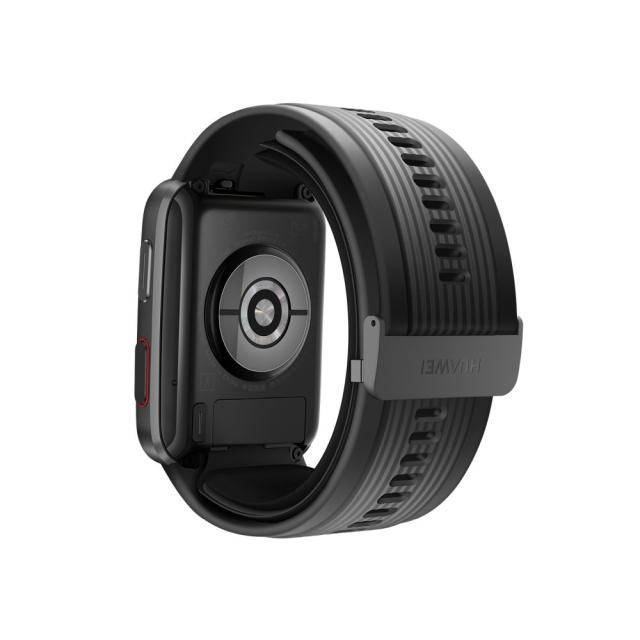 Часовник Huawei Watch D, 1.64", AMOLED, 280x456, PPI 326, IP68, 2.4 GHz, Bluetooth 5.1, NFC, GPS, Blood Pressure Measurement, 7 days Long Battery Life, Battery 451 mAh, Fluoroelastomer strap + Huawei Scale 3, Herm-B19
