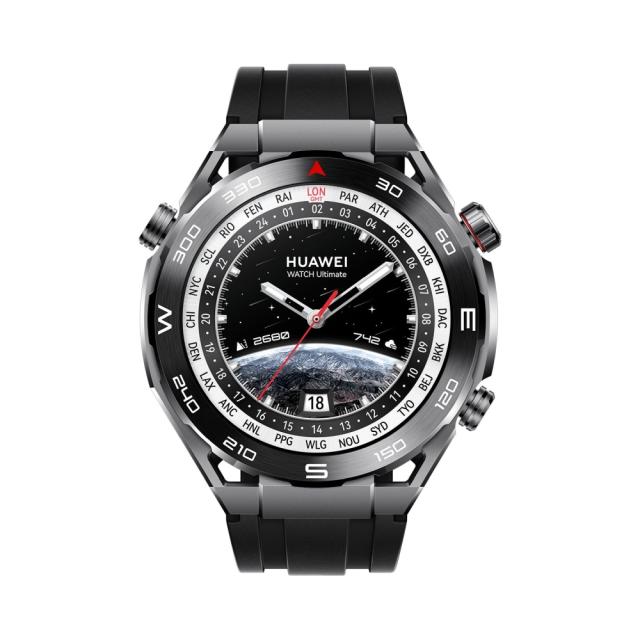 Часовник Huawei Watch Ultimate Colombo B29, 1.5 LTPO Amoled 466*466, 10ATM, IP68, BT 5.2,  Black Zircon-based Amorphous Alloy Case