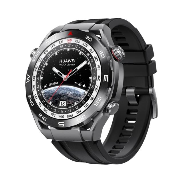 Часовник Huawei Watch Ultimate Colombo B29, 1.5 LTPO Amoled 466*466, 10ATM, IP68, BT 5.2,  Black Zircon-based Amorphous Alloy Case