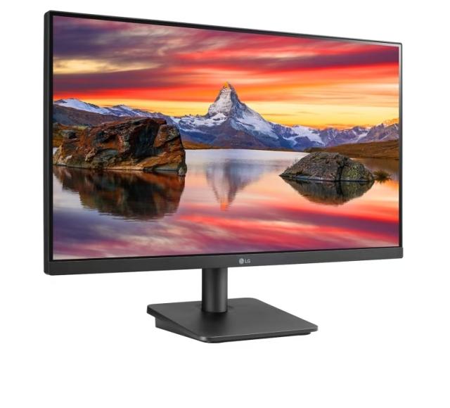 Монитор LG 24MP400P-B, 23.8" IPS, 5ms (GtG at Faster), 75z, 1000:1, Dynamic Action Sync, 250 cd/m2, Full HD 1920x1080, AMD FreeSync, Eye-care, Reader Mode, D-Sub, HDMI, Tilt, Black