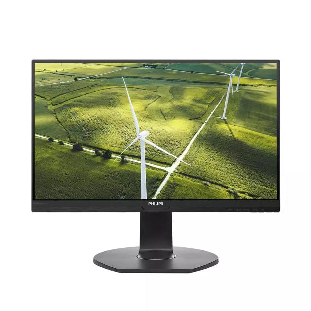 Монитор Philips 241B7QGJEB, 23.8" IPS WLED, 1920x1080@60Hz, 5ms GtG, 250 cd/m2, 1000:1, DCR 50M:1, FlickerFree, Low Blue Mode, 2Wx2, Tilt, Height Adjust, Pivot, Swivel, D-SUB, DVI, HDMI, DP, USB hub+Neomounts by NewStar Tablet & Smartphone Stand
