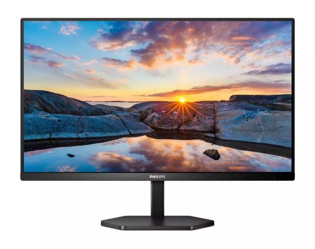 Монитор Philips 24E1N3300A, 23.8" IPS WLED, 1920x1080@75Hz, 4ms GtG, 1ms MPRT, 300cd/m2, 1000:1, Mega Infinity DCR, FreeSync, FlickerFree, Low Blue Mode, 3Wx2, Tilt, HDMI, USB hub+Neomounts by NewStar Tablet & Smartphone Stand