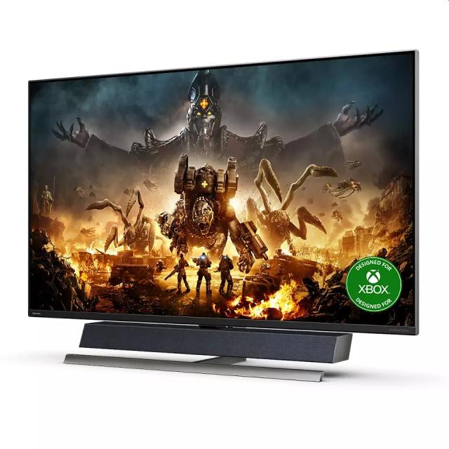 Монитор Philips 559M1RYV/00, 55" VA WLED, 3840x2160@144Hz, 4ms GTG, 750cd/m2, 4000:1, Mega Infinity DCR, Adaptive Sync, FlickerFree, Low Blue Mode, B&W 40W 2.1 ch., Tilt, 3xHDMI, DP, USB hub+Neomounts by NewStar Foldable Notebook Desk Stand