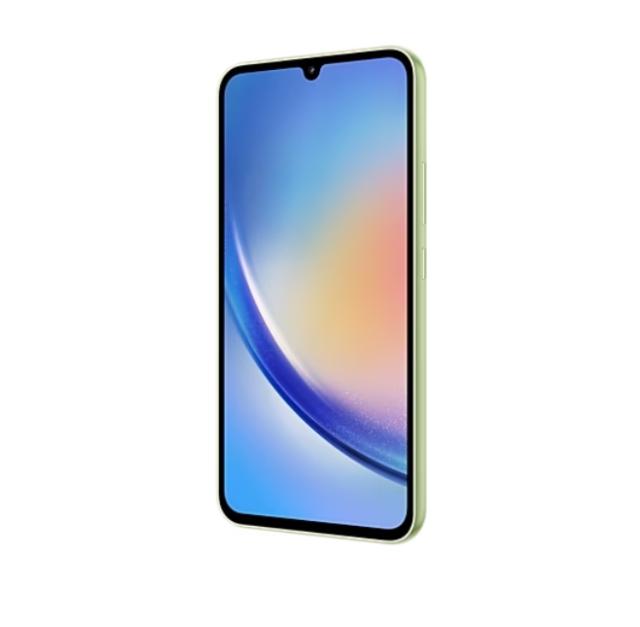 Мобилен телефон Samsung SM-A346 GALAXY A34 5G 256 GB, Octa-Core (2x2.6 GHz, 6x2.0 GHz), 8 GB RAM, 6.6" 1080x2340 120 Hz, 48.0 MP + 8.0 MP + 5.0 MP + 13.0 Selfie, 5000 mAh, Dual SIM, Lime