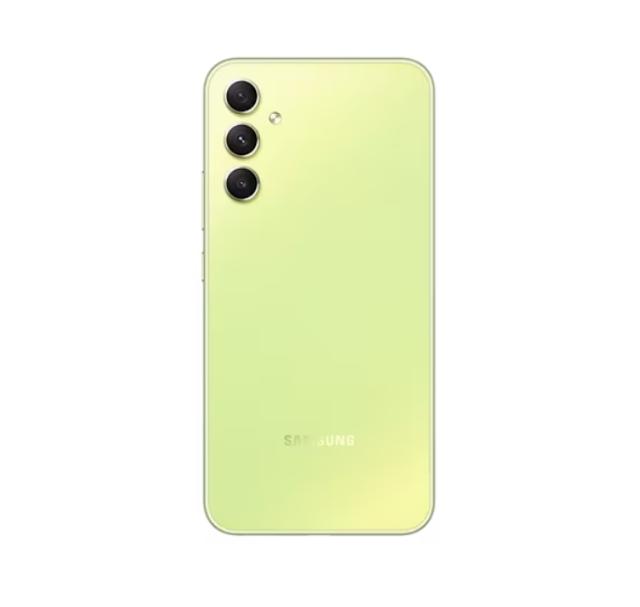 Мобилен телефон Samsung SM-A346 GALAXY A34 5G 256 GB, Octa-Core (2x2.6 GHz, 6x2.0 GHz), 8 GB RAM, 6.6" 1080x2340 120 Hz, 48.0 MP + 8.0 MP + 5.0 MP + 13.0 Selfie, 5000 mAh, Dual SIM, Lime