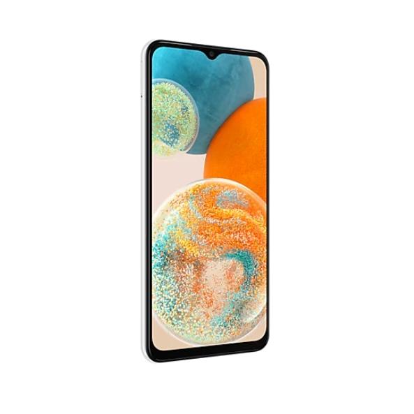 Мобилен телефон Samsung SM-A236 GALAXY A23 5G 128GB, Octa-Core (2x2.2 GHz, 6x1.7 GHz), 4 GB RAM, 6.6" 1080x2408 120 Hz, 50.0 MP + 5.0 MP + 2.0 MP + 2.0 MP + 8.0 MP Selfie, 5000 mAh, Dual SIM, White
