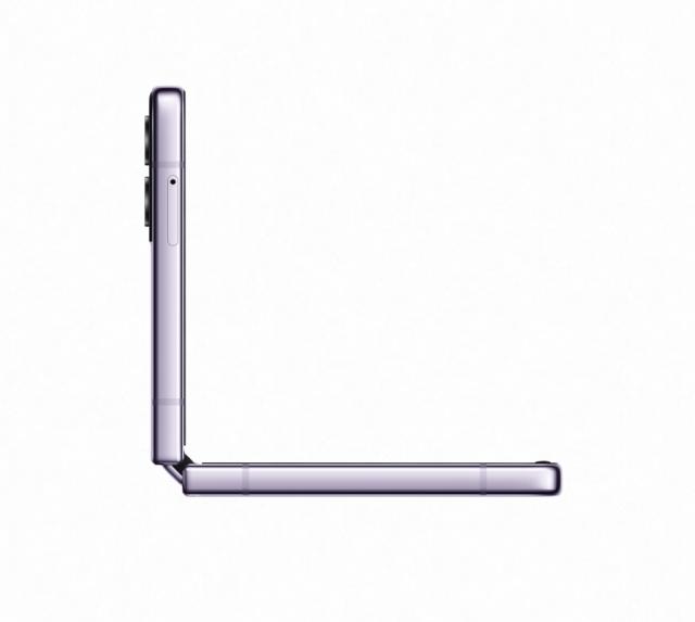 Мобилен телефон Samsung SM-F721 GALAXY Flip 4 5G 512 GB, Octa-Core (1x3.19 GHz, 3x2.75 GHz, 4x1.8 GHz), 8 GB RAM, 6.7" 1080x2640 120 Hz Dynamic AMOLED, HDR10+, 12.0 MP + 12.0 MP + 10.0 MP Selfie, 3700 mAh, Dual SIM, Bora Purple