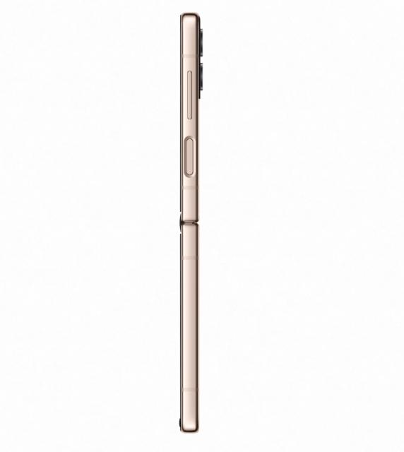 Мобилен телефон Samsung SM-F721 GALAXY Flip 4 5G 512 GB, Octa-Core (1x3.19 GHz, 3x2.75 GHz, 4x1.8 GHz), 8 GB RAM, 6.7" 1080x2640 120 Hz Dynamic AMOLED, HDR10+, 12.0 MP + 12.0 MP + 10.0 MP Selfie, 3700 mAh, Dual SIM, Pink Gold