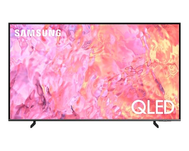 Телевизор Samsung 43" 43Q67B QLED FLAT, SMART, 3100 PQI, Dual LED, Quantum HDR, HDR 10+, Dolby Digital Plus, Q-Symphony, Bixby, Wi-Fi, Bluetooth 5.2, 3xHDMI, 2xUSB, Frameless, Tizen, Black