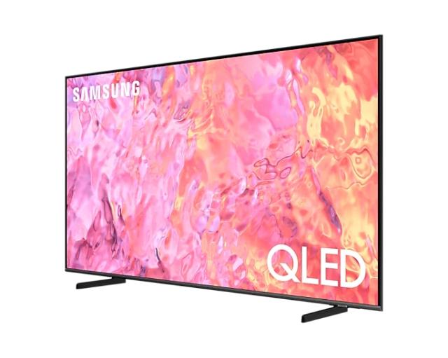 Телевизор Samsung 43" 43Q67B QLED FLAT, SMART, 3100 PQI, Dual LED, Quantum HDR, HDR 10+, Dolby Digital Plus, Q-Symphony, Bixby, Wi-Fi, Bluetooth 5.2, 3xHDMI, 2xUSB, Frameless, Tizen, Black