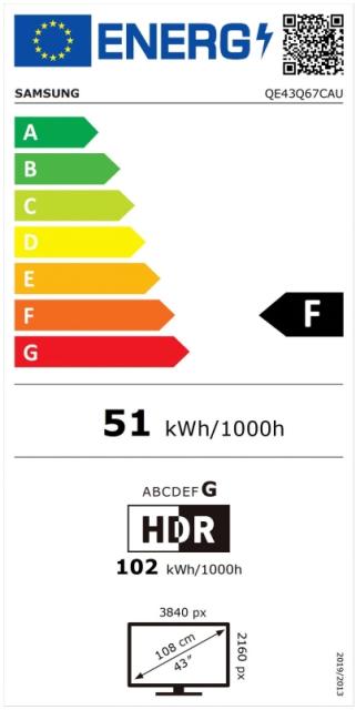 Телевизор Samsung 43" 43Q67B QLED FLAT, SMART, 3100 PQI, Dual LED, Quantum HDR, HDR 10+, Dolby Digital Plus, Q-Symphony, Bixby, Wi-Fi, Bluetooth 5.2, 3xHDMI, 2xUSB, Frameless, Tizen, Black