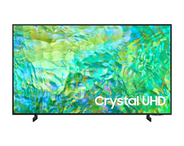 Телевизор Samsung 43" 43CU8072 4K UHD LED TV, SMART, Crystal Processor 4K, 2200 PQI, HDR 10+, Mega Contrast, Q-Symphony, Dolby Digital Plus , 3xHDMI, 2xUSB, Wi-Fi 5, Bluetooth 5.2, Frameless, Tizen, Black