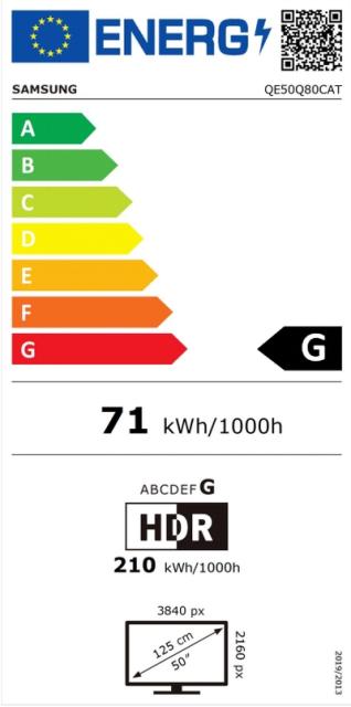 Телевизор Samsung 50" 50Q80C QLED , SMART, 3200 PQI, Dual LED, Direct Full Array 8x, Quantum HDR, HDR 10+, Dolby Digital Plus, Dolby 5.1 Decoder, Bixby, Bluetooth, 4xHDMI, 2xUSB, Frameless, Tizen, Carbon Silver