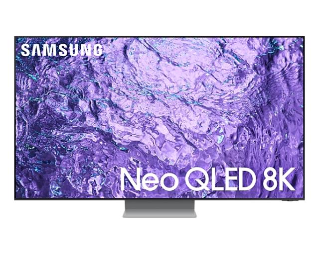 Телевизор Samsung 65'' 65QN700C Neo QLED 8K FLAT, SMART, 4700 PQI, Quantum Matrix Pro, Micro Dimming, Quantum HDR 2000, HDR 10+, Dolby Digital Plus, Q-Symphony, Mirroring, Bixby, Bluetooth 5.2, Wi-Fi 6, 4xHDMI, 3xUSB, Frameless, Tizen, Silver