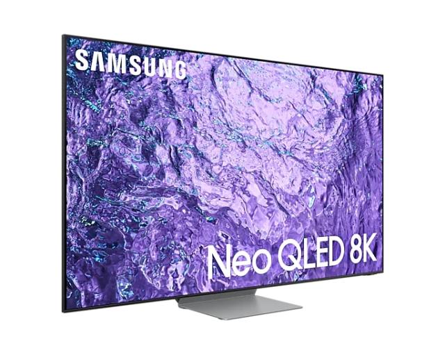 Телевизор Samsung 65'' 65QN700C Neo QLED 8K FLAT, SMART, 4700 PQI, Quantum Matrix Pro, Micro Dimming, Quantum HDR 2000, HDR 10+, Dolby Digital Plus, Q-Symphony, Mirroring, Bixby, Bluetooth 5.2, Wi-Fi 6, 4xHDMI, 3xUSB, Frameless, Tizen, Silver
