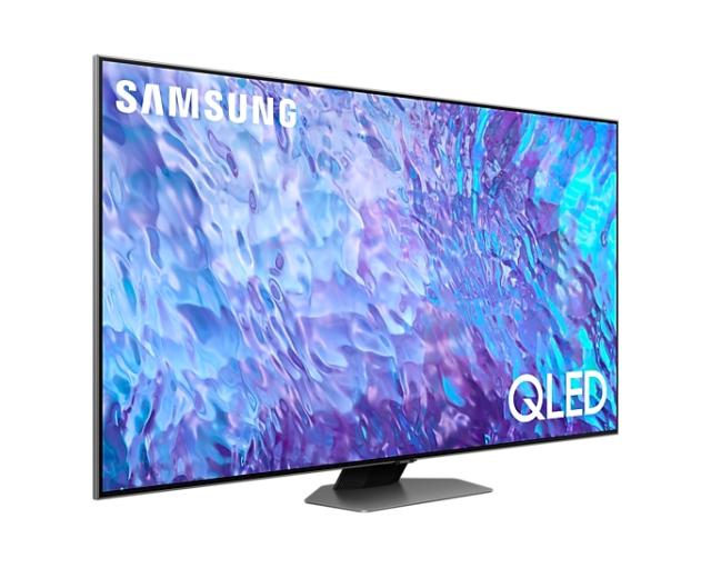 Телевизор Samsung 75" 75Q80 QLED FLAT, SMART, 3800 PQI, Direct Full Array 8X, Quantum HDR 1500, HDR 10+, Bixby, Freesync, Quantum 4K Processor, Dolby Digital Plus, DVB-T2CS2 x 2, Wireless, Network, PIP, 4xHDMI, 2xUSB, Carbon Silver