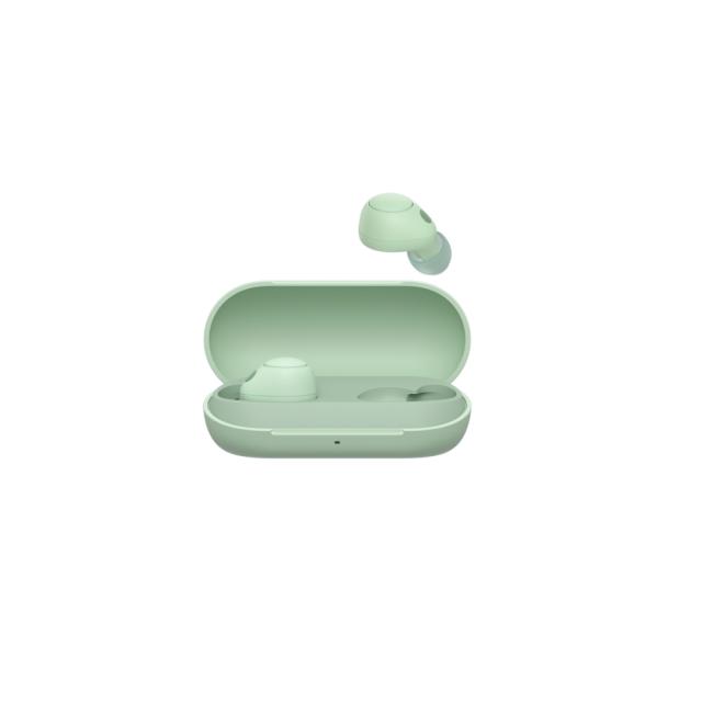 Слушалки Sony Headset WF-C700N, Bluetooth, green