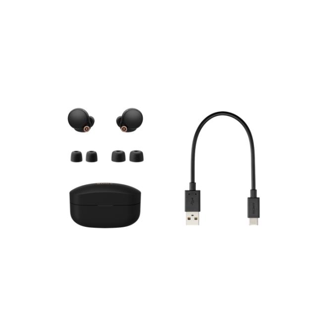 Слушалки Sony Headset WF-1000XM4, black