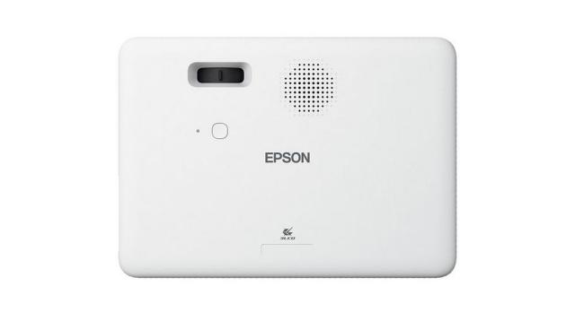 Мултимедиен проектор Epson CO-FH01, Full HD 1080p (1920 x 1080, 16:9), 3000 ANSI lumens, 16 000:1, WLAN (optional), USB 2.0, HDMI, Lamp warr: 6000h, Warr: 24 months, White + Elite Screen M99NWS1 Manual, 99" (1:1), 177.8 x 177.8 cm, White