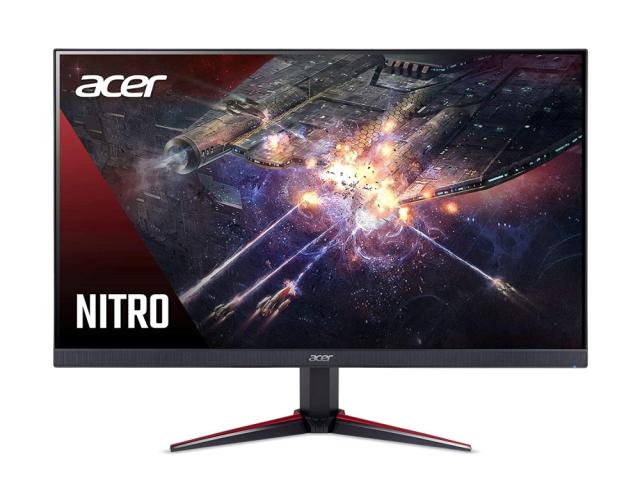 Монитор Acer Nitro VG240YSbmiipx, 23.8'' IPS LED, Anti-Glare, FreeSync, ZeroFrame, 2ms/0.5ms(Min.), 100M:1, 250 cd/m2, 1920x1080 FHD, 165Hz, 2xHDMI, DP, Speakers 2x2W, Tilt, Black