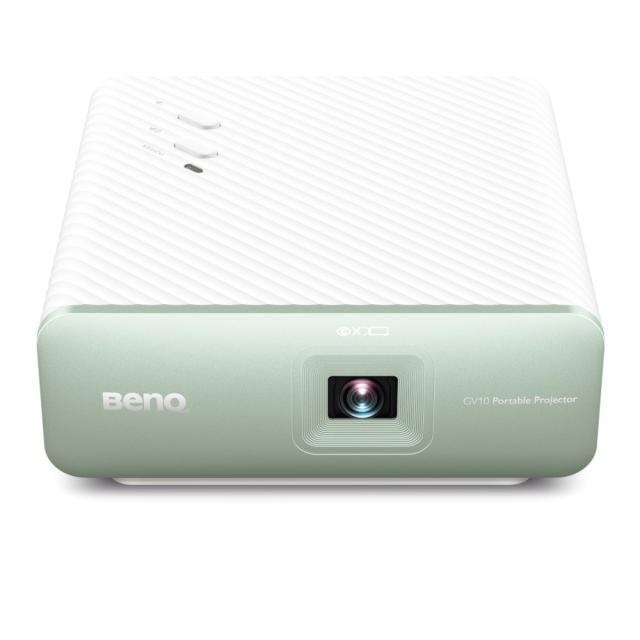 Мултимедиен проектор BenQ Portable GV10 DLP, Light Source LED, 100AL, 480p (854x480), Rec. 709 Coverage 94%, TR 1.3, Speaker (x1), 3W, Stand, HDMI, power up external dongle up to 7.5W, Built-in Battery