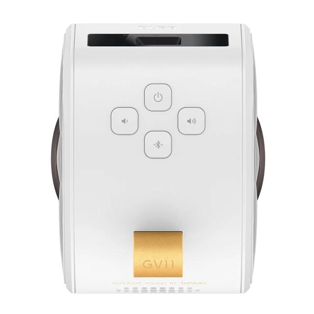 Мултимедиен проектор BenQ Portable GV11 DLP, Android TV, LED, 200lm, 480p(854x480), Rec.709 94%, TR 1.3, HDMI 1.4, USB-A(USB reader), Auto Vert. Keystone, 135-degree Adj. projection angel, 5W BT Spk, 70cm drop protect., AndrTV 10.0 Dongle Wi-Fi 802.1