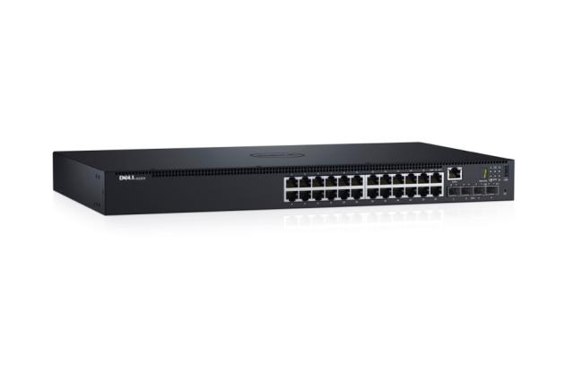 Комутатор Dell Networking N1524, 24x 1GbE + 4x 10GbE SFP+ fixed ports, Stacking, IO to PSU airflow, Acp DNN1524, Cable, SFP+ to SFP+, 10GbE, Copper Twinax DAC, 0.5 Meter, Lifetime Limited Hardware Warranty, 2Yr ProSupport and Next Business Day Onsite