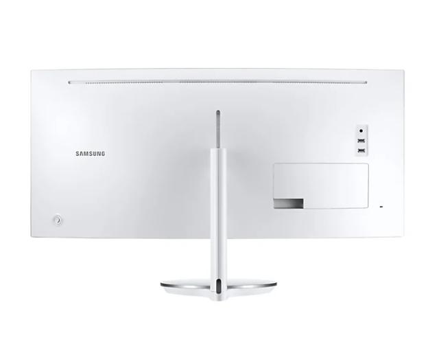 Монитор Samsung LC34J791, 34" CURVED VA, 1500R, 100Hz, 4 ms GTG, 21:9 3440x1440, 300cd/m2, DP, HDMI, USB 3.0 HUB, Thunderbolt 3, Stereo Spk, Headphone, White Gray