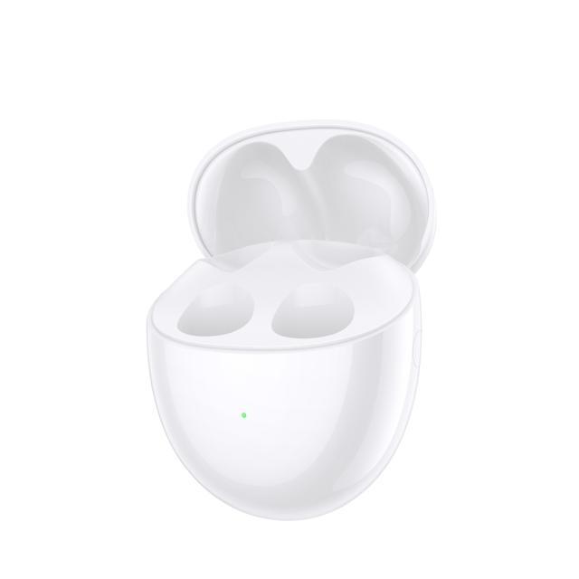 Слушалки Huawei Freebuds 5, Ceramic White, Music playback duration: approx. 5.0 hours (with ANC disabled), Voice call duration:approx. 4.0 hours (with ANC disabled), BT 5.2, 42 mAh
