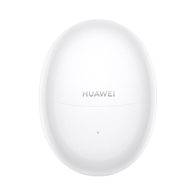 Слушалки Huawei Freebuds 5, Ceramic White, Music playback duration: approx. 5.0 hours (with ANC disabled), Voice call duration:approx. 4.0 hours (with ANC disabled), BT 5.2, 42 mAh