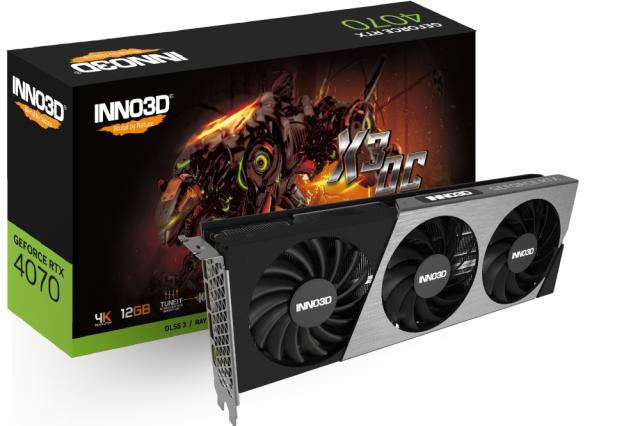 Видео карта Inno3D GeForce RTX 4070 X3 OC