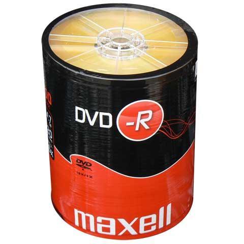 Оптичен носител DVD-R MAXELL 4,7 GB, 16x, 100 бр.