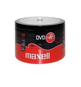 Оптичен носител DVD-R MAXELL 4,7 GB, 16x, 50 бр.