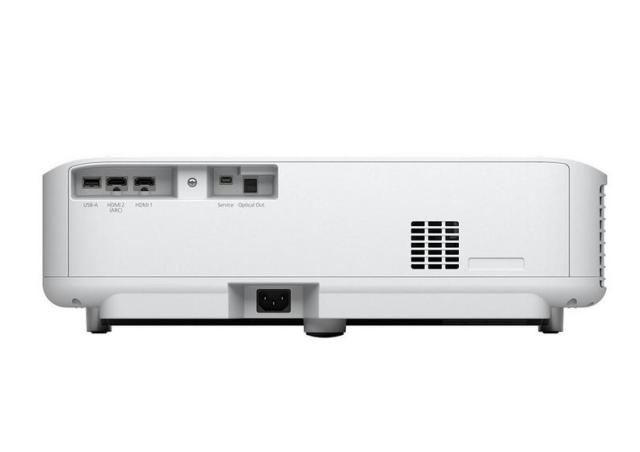 Мултимедиен проектор Epson EH-LS300W, 3LCD, Laser, WUXGA (1920 x 1080), 240Hz, 16:9, 3600 lumen, 2500000 : 1, Ethernet, Wireless LAN 5GHz, HDMI (2x), Audio Out, USB, Android TV, 20W Stereo Speakers, 60 months, 20000 h. light source