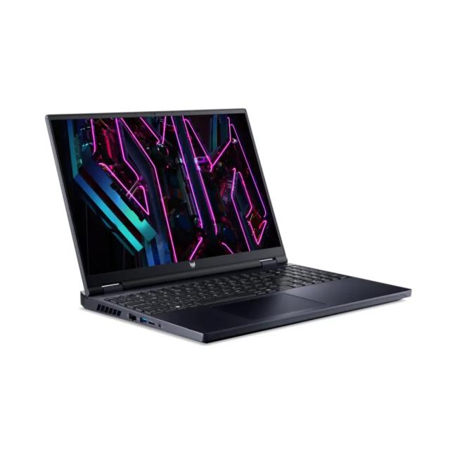 Лаптоп Acer Predator, PH16-71-73ZB, Intel Core i7-13700HX (3.70GHz up to 5.00GHz, 54MB), 16" WQXGA (2560x1600) IPS 240Hz, 16GB DDR5 4800MHz(1 slot free), 1024GB PCIe, RTX 4070 8GB GDDR6, WIFI 6E BT INTEL Killer, MicroSD, FHDcam+mic, RGB-backlit Kb, W