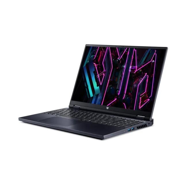 Лаптоп Acer Predator, PH16-71-73ZB, Intel Core i7-13700HX (3.70GHz up to 5.00GHz, 54MB), 16" WQXGA (2560x1600) IPS 240Hz, 16GB DDR5 4800MHz(1 slot free), 1024GB PCIe, RTX 4070 8GB GDDR6, WIFI 6E BT INTEL Killer, MicroSD, FHDcam+mic, RGB-backlit Kb, W