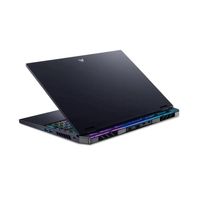 Лаптоп Acer Predator, PH16-71-73ZB, Intel Core i7-13700HX (3.70GHz up to 5.00GHz, 54MB), 16" WQXGA (2560x1600) IPS 240Hz, 16GB DDR5 4800MHz(1 slot free), 1024GB PCIe, RTX 4070 8GB GDDR6, WIFI 6E BT INTEL Killer, MicroSD, FHDcam+mic, RGB-backlit Kb, W