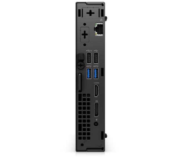 Настолен компютър Dell OptiPlex 7010 Micro, Intel Core i5-13500T (6+8 Cores/24MB/1.6GHz to 4.6GHz), 8GB (1x8GB) DDR4, 512GB SSD PCIe M.2, Integrated Graphics, Wi-Fi 6E, Keyboard&Mouse, Wi-Fi 6E, Win 11 Pro, 3Y PS